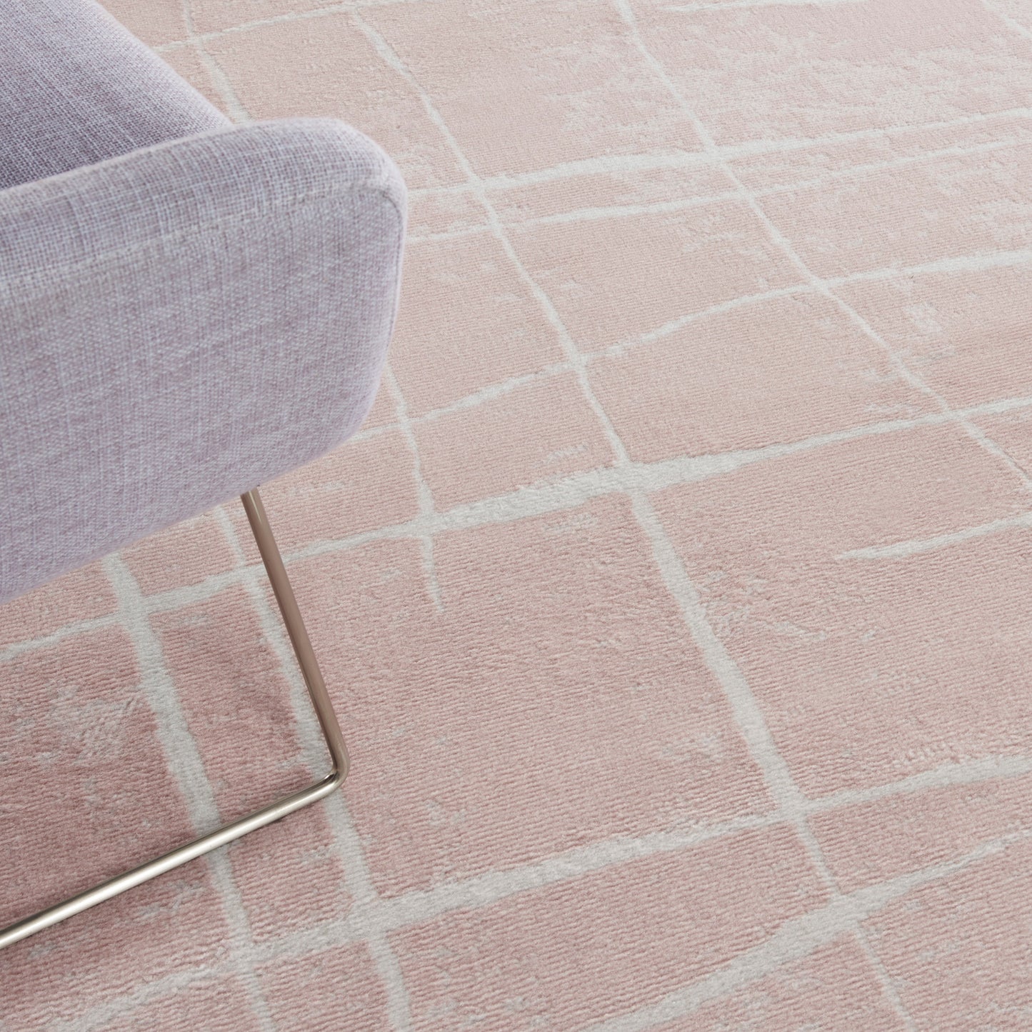 Nourison Whimsicle 8'4" x 11'6" Pink Ivory Modern Indoor Rug