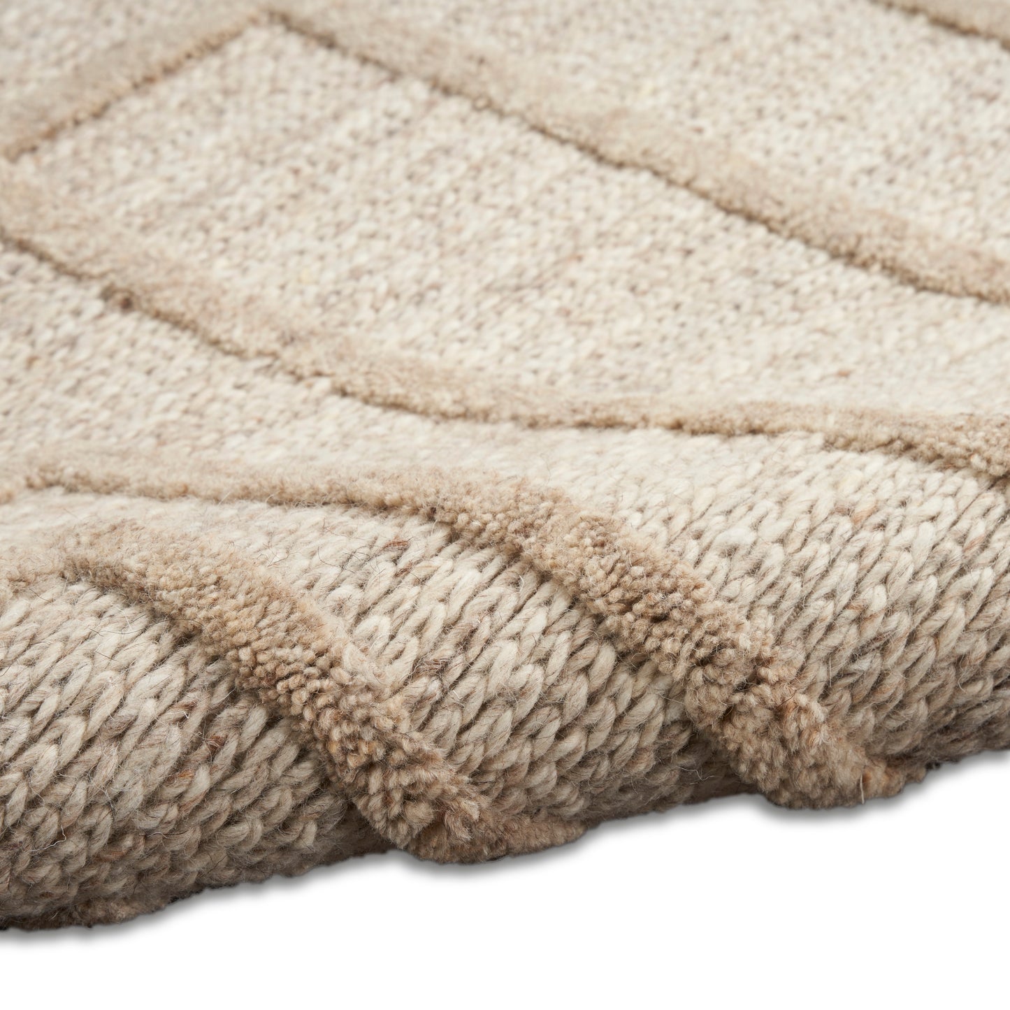 Calvin Klein CK045 Impressions 5'3" x 7'3" Camel Modern Indoor Rug