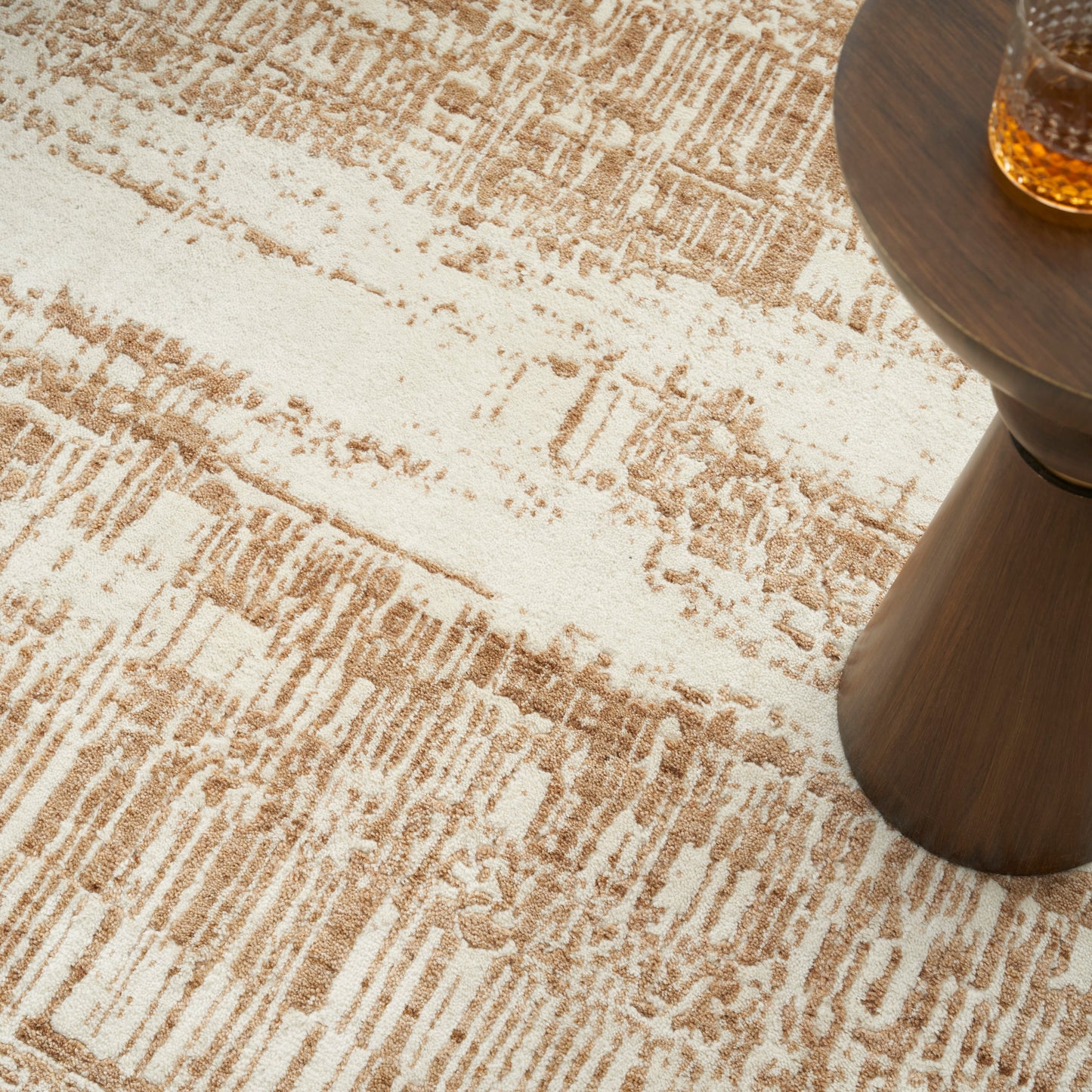 Nourison Harmony 8'6" x 11'6" Ivory Gold Modern Indoor Rug