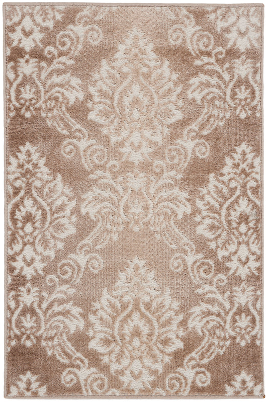 Nourison Elation 2' x 3' Ivory Mocha Vintage Indoor Rug