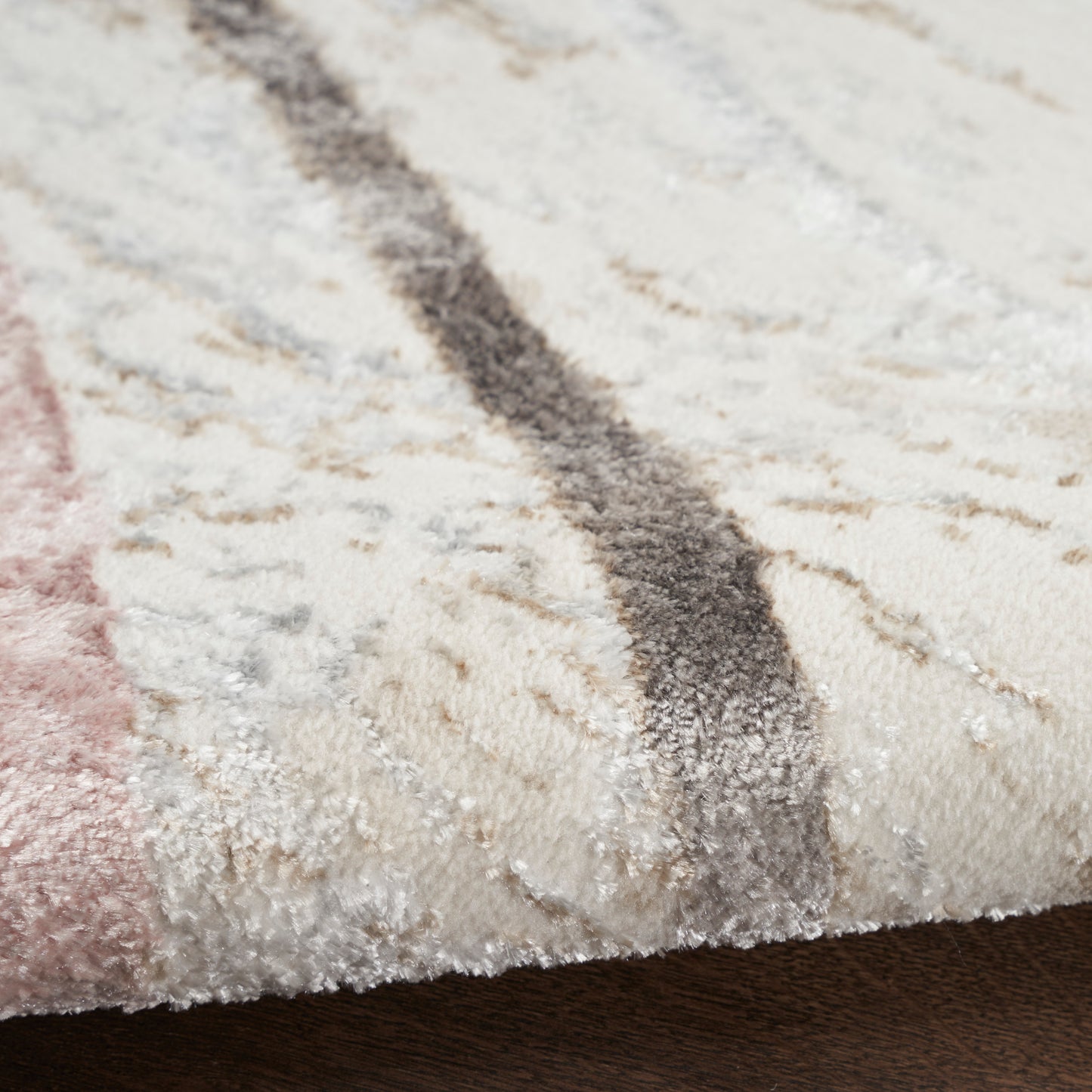 Nourison Glitz 3'11" x 5'11" Ivory/Multi Modern Indoor Rug
