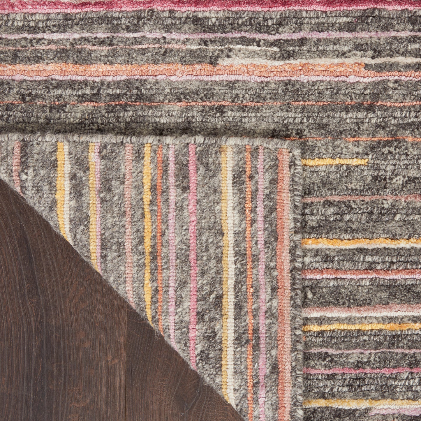 Nourison Plateau 9'9" x 13'9" Grey Flame Modern Indoor Rug