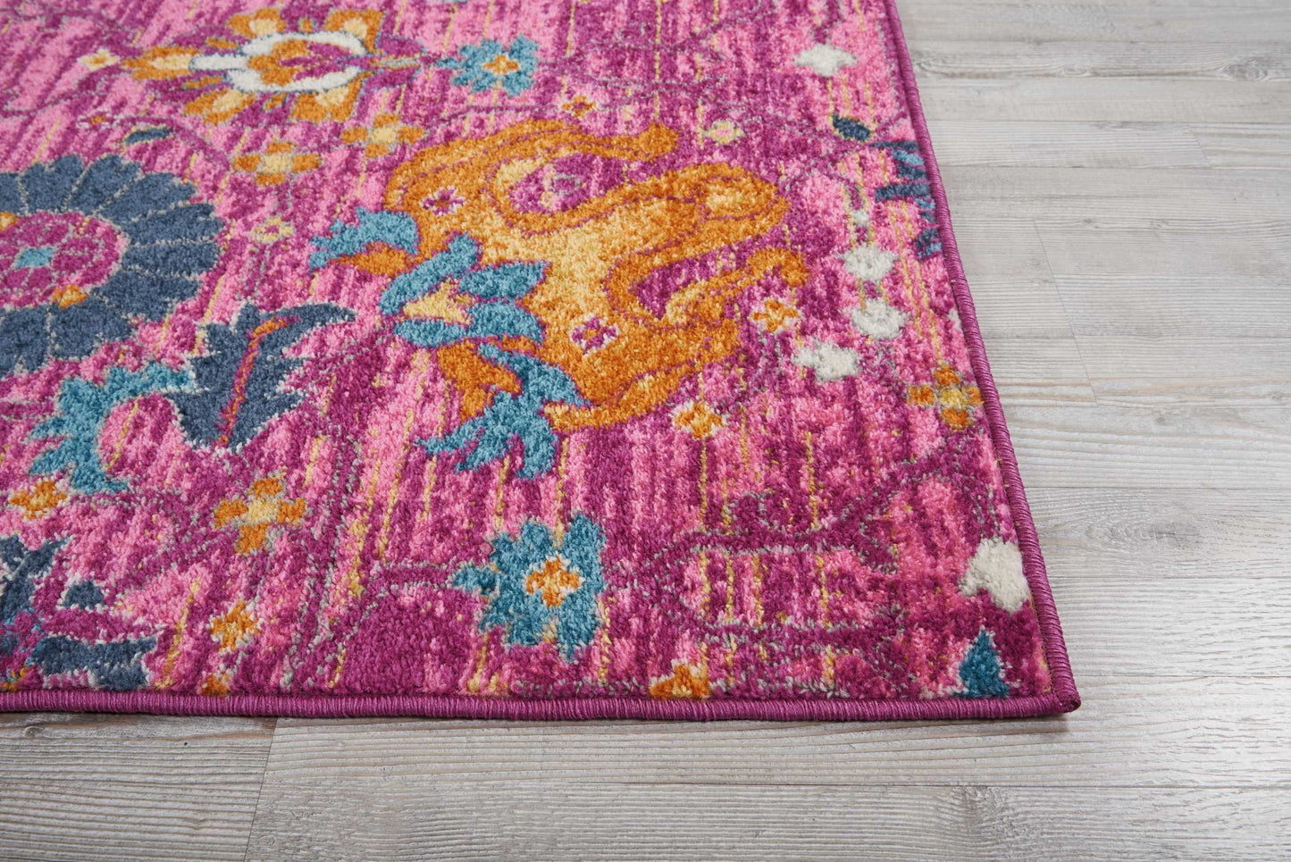 Nourison Passion 8' x 10' Fuchsia Bohemian Indoor Rug