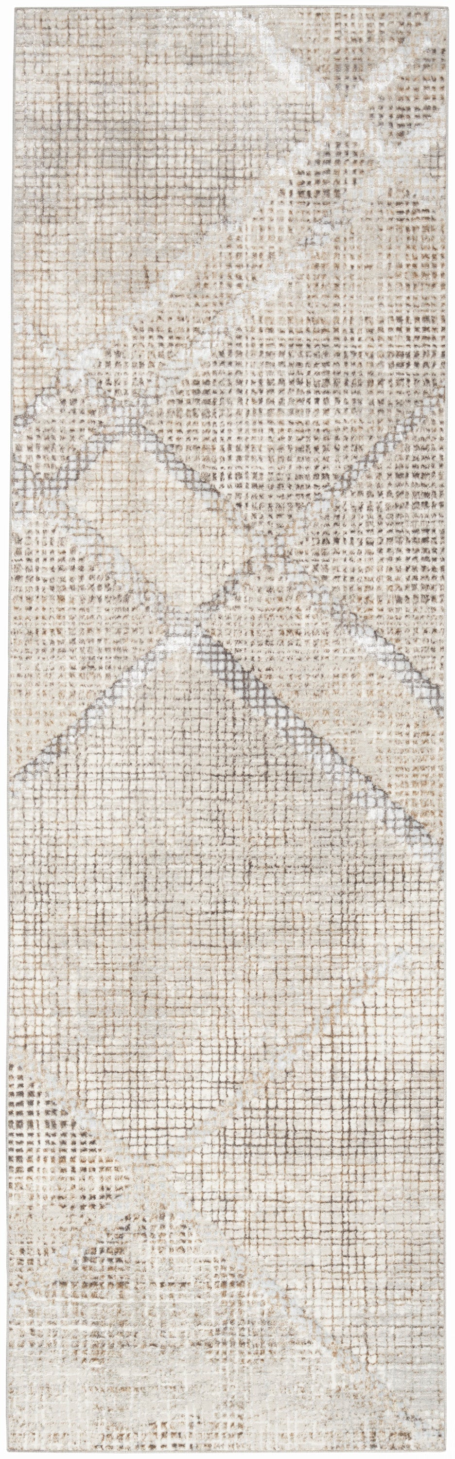 Inspire Me! Home Décor Iliana 2'3" x 7'6" Grey Modern Indoor Rug