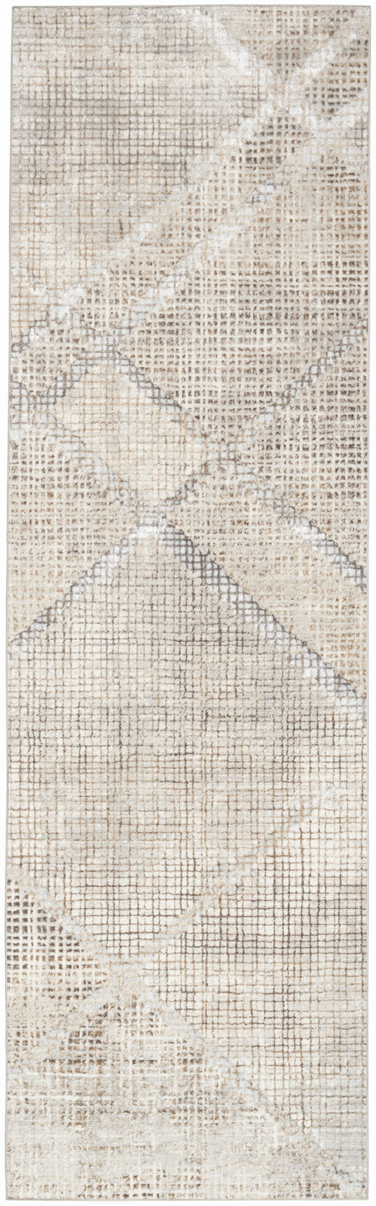 Inspire Me! Home Décor Iliana 2'3" x 7'6" Grey Modern Indoor Rug