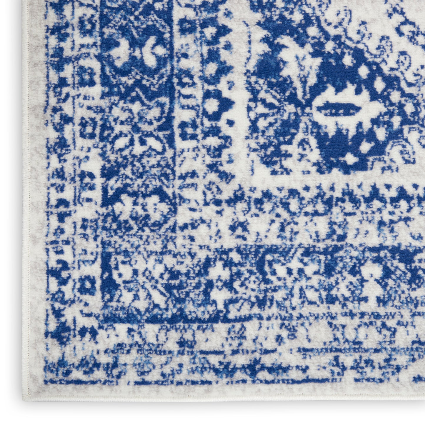 Nourison Whimsicle 2' x 3' Ivory Navy Farmhouse Indoor Rug