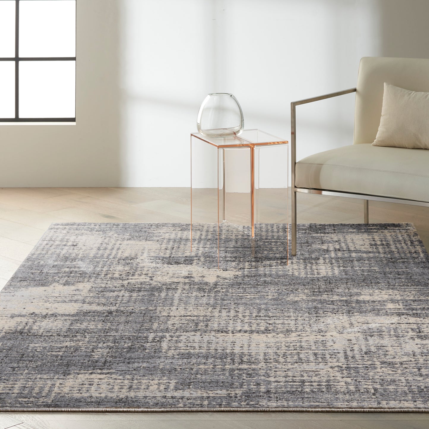 Calvin Klein CK950 Rush 6' x 9' Grey Beige Modern Indoor Rug