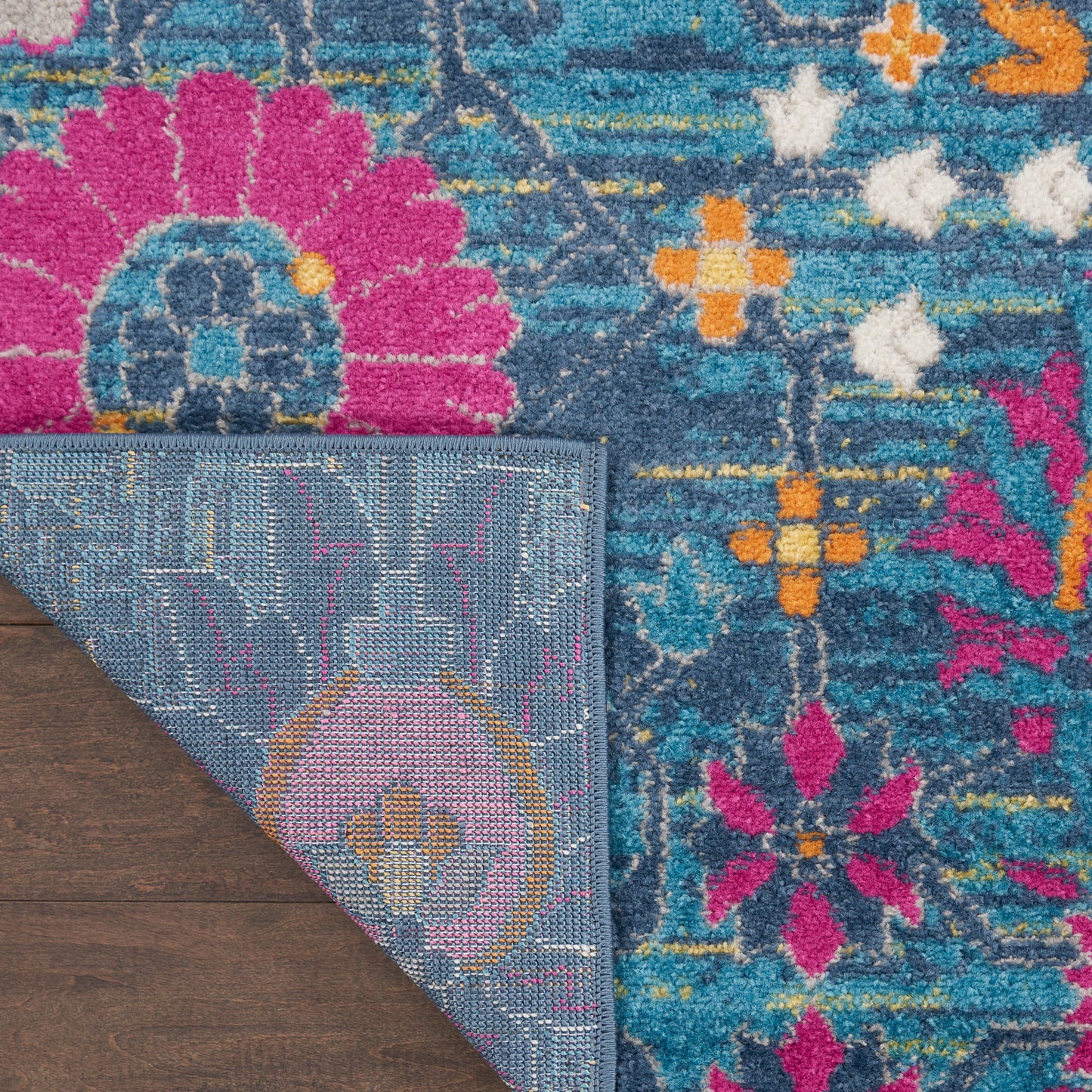 Nourison Passion 1'10" x 2'10" Denim Bohemian Indoor Rug
