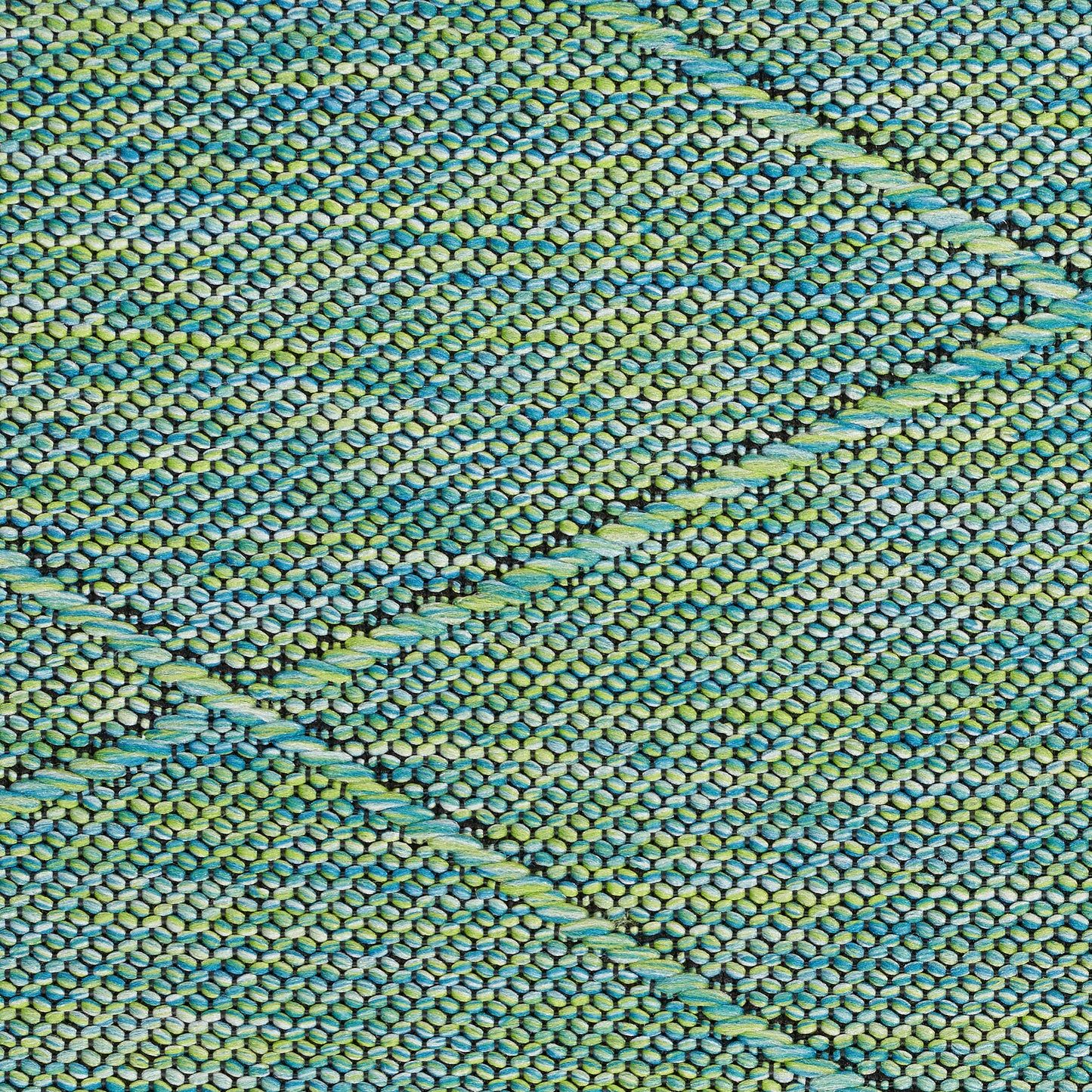 Nourison Washable Solutions 8' x 10' Blue/Green Modern Rug
