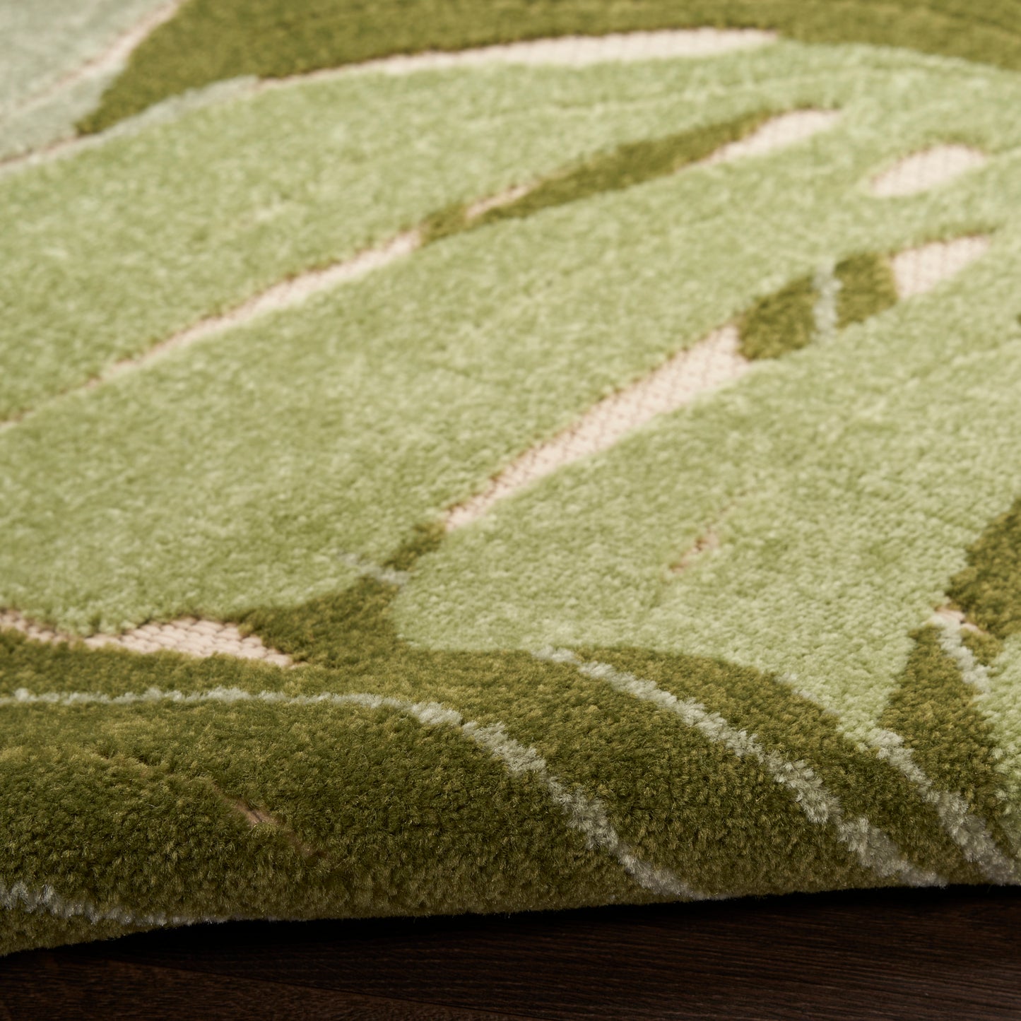 Nourison Aloha 3'6" x 5'6" Ivory Green Outdoor Rug