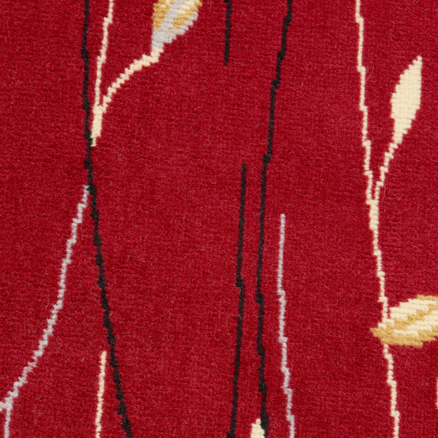 Nourison Grafix 5'3" x Round Red Contemporary Indoor Rug