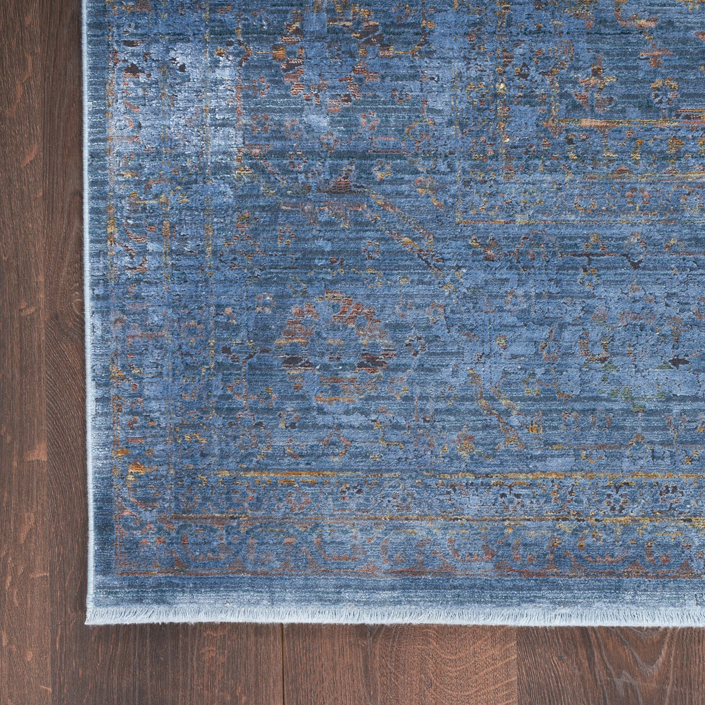 Nourison Luxurious 2' x 3' Blue Vintage Indoor Rug