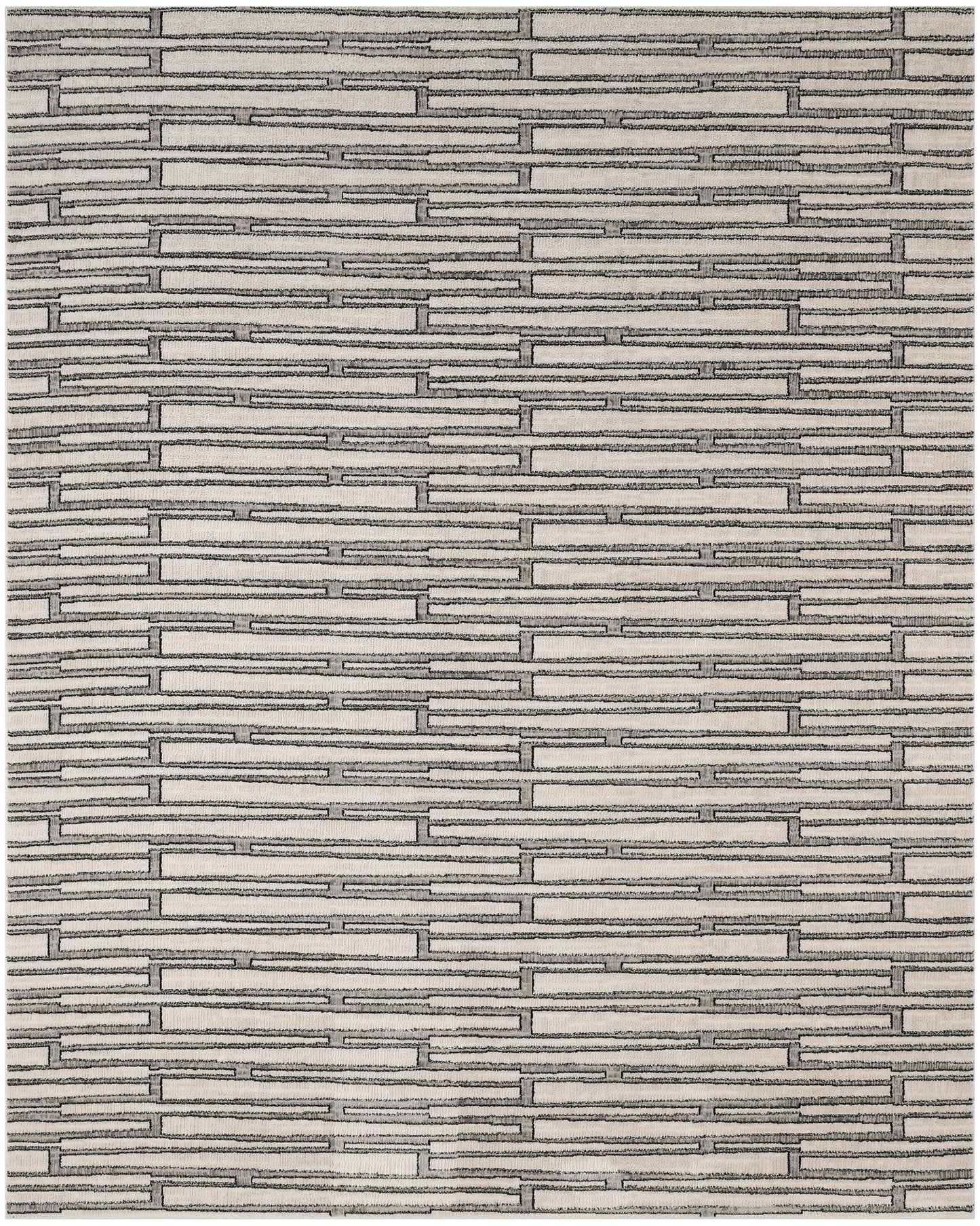 Nourison Nordic 8' x 10' Ivory Grey Scandinavian Indoor Rug