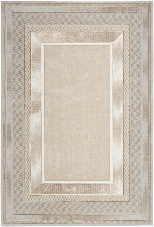 Nourison Glitz 3'11" x 5'11" Ivory Modern Indoor Rug