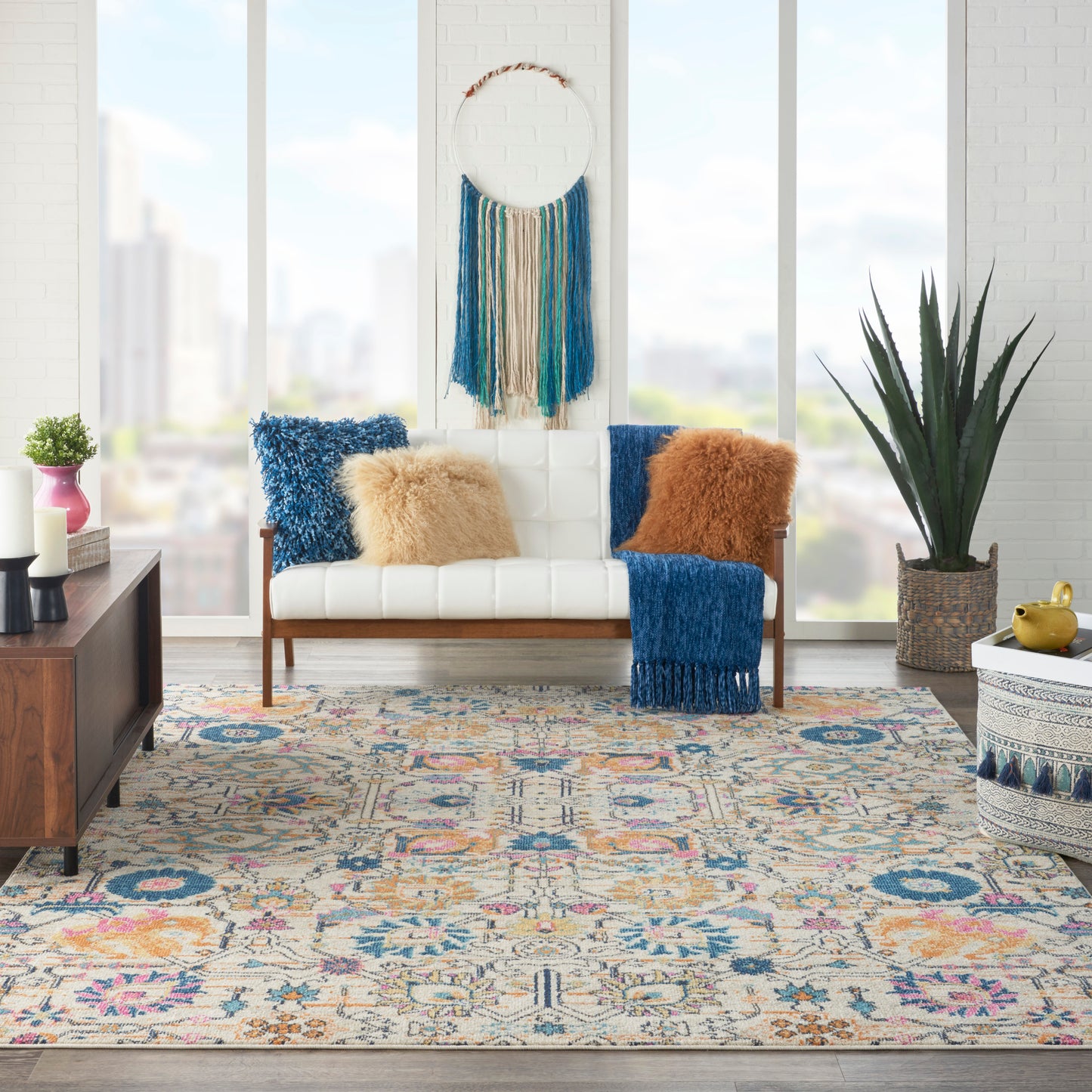 Nourison Passion 8' x 10' Ivory/Multi Bohemian Indoor Rug