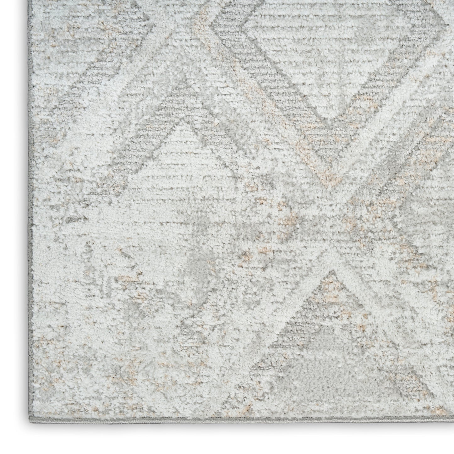 Nourison Dekor 7'10" x 9'10" Grey Modern Indoor Rug