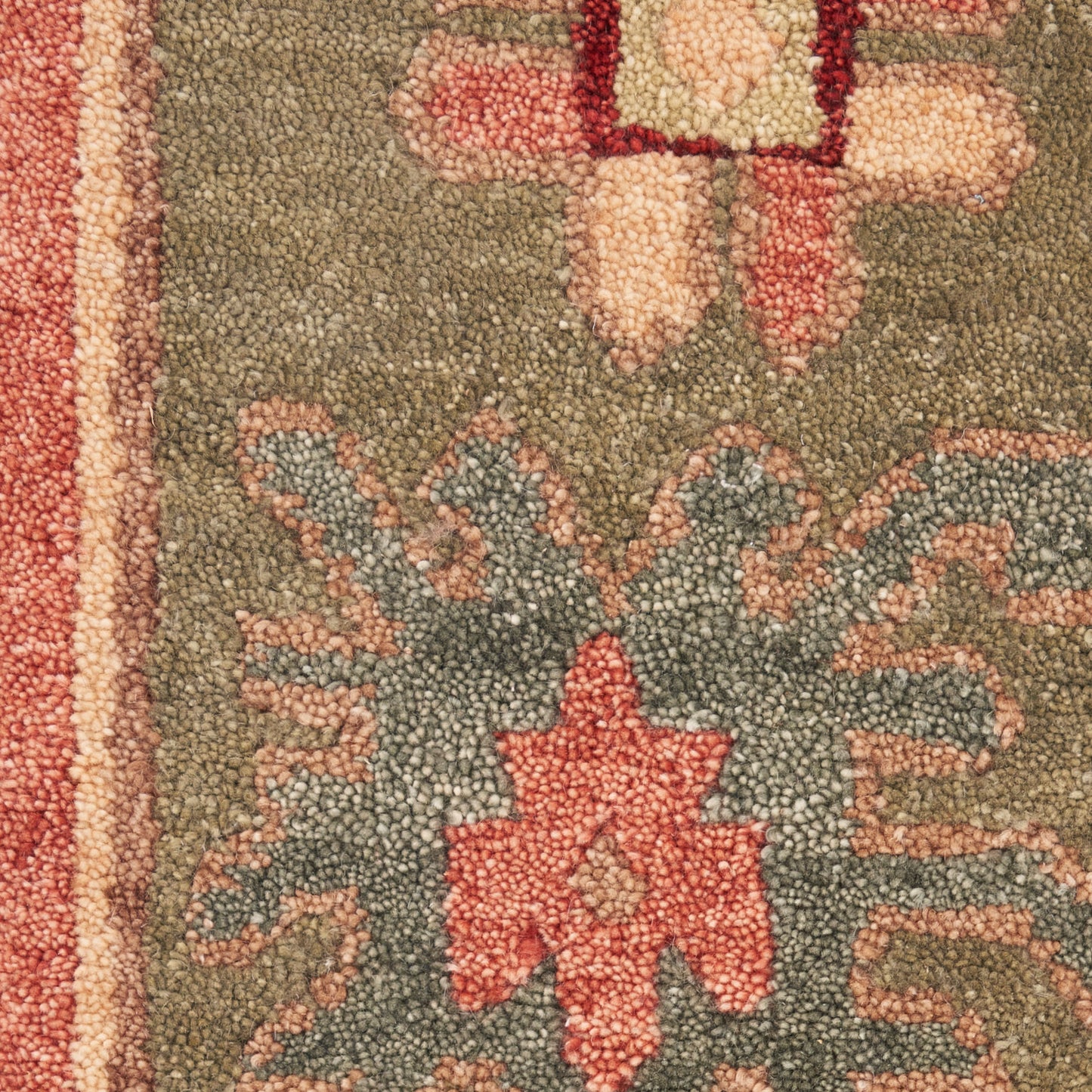 Nourison Tahoe 7'9" x 9'9" Rust Traditional Indoor Rug