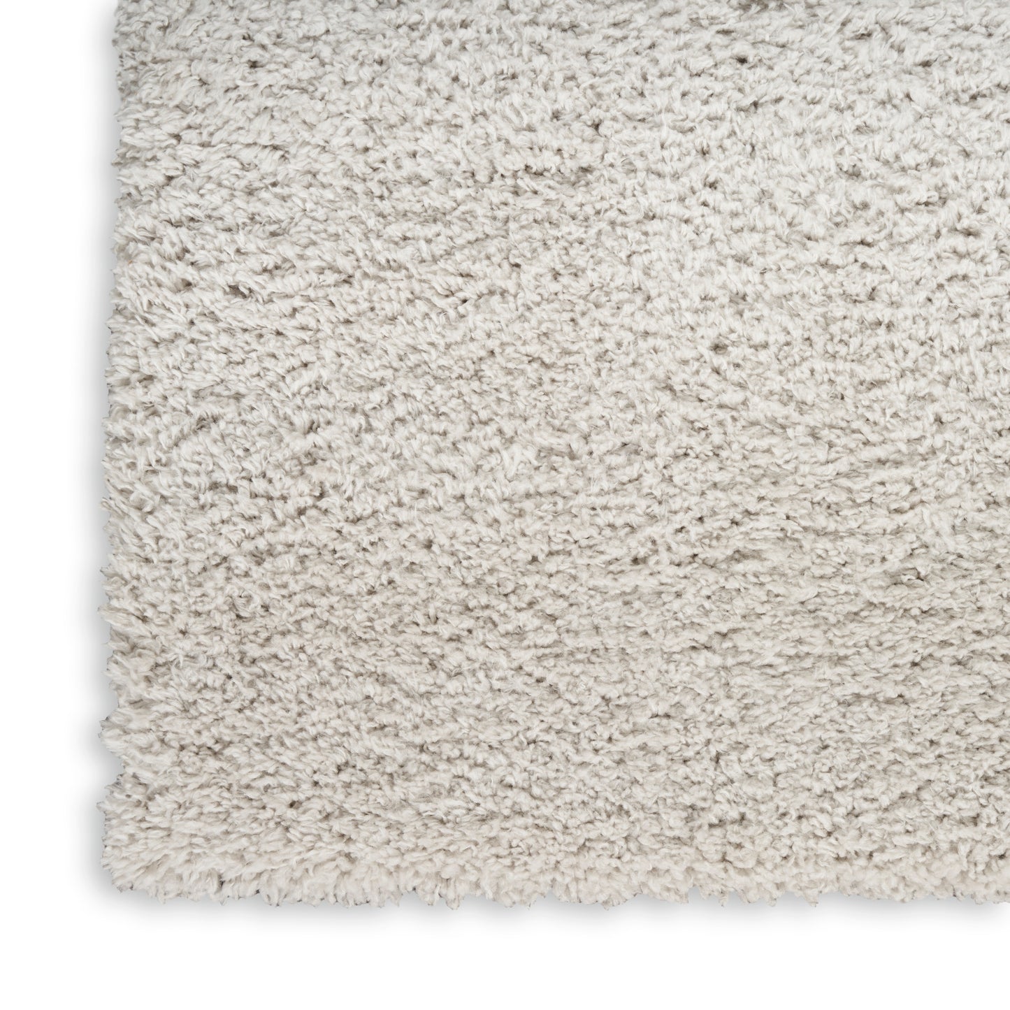 Nourison Modern Shag 5'3" x 7' Silver Modern Indoor Rug