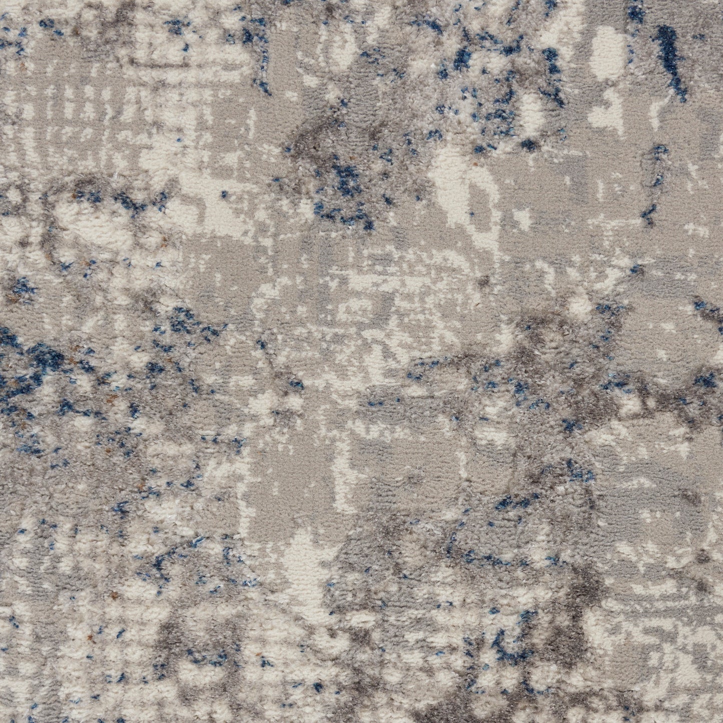 Nourison Royal Terrace 8'10" x 11'10" White Blue Modern Indoor Rug