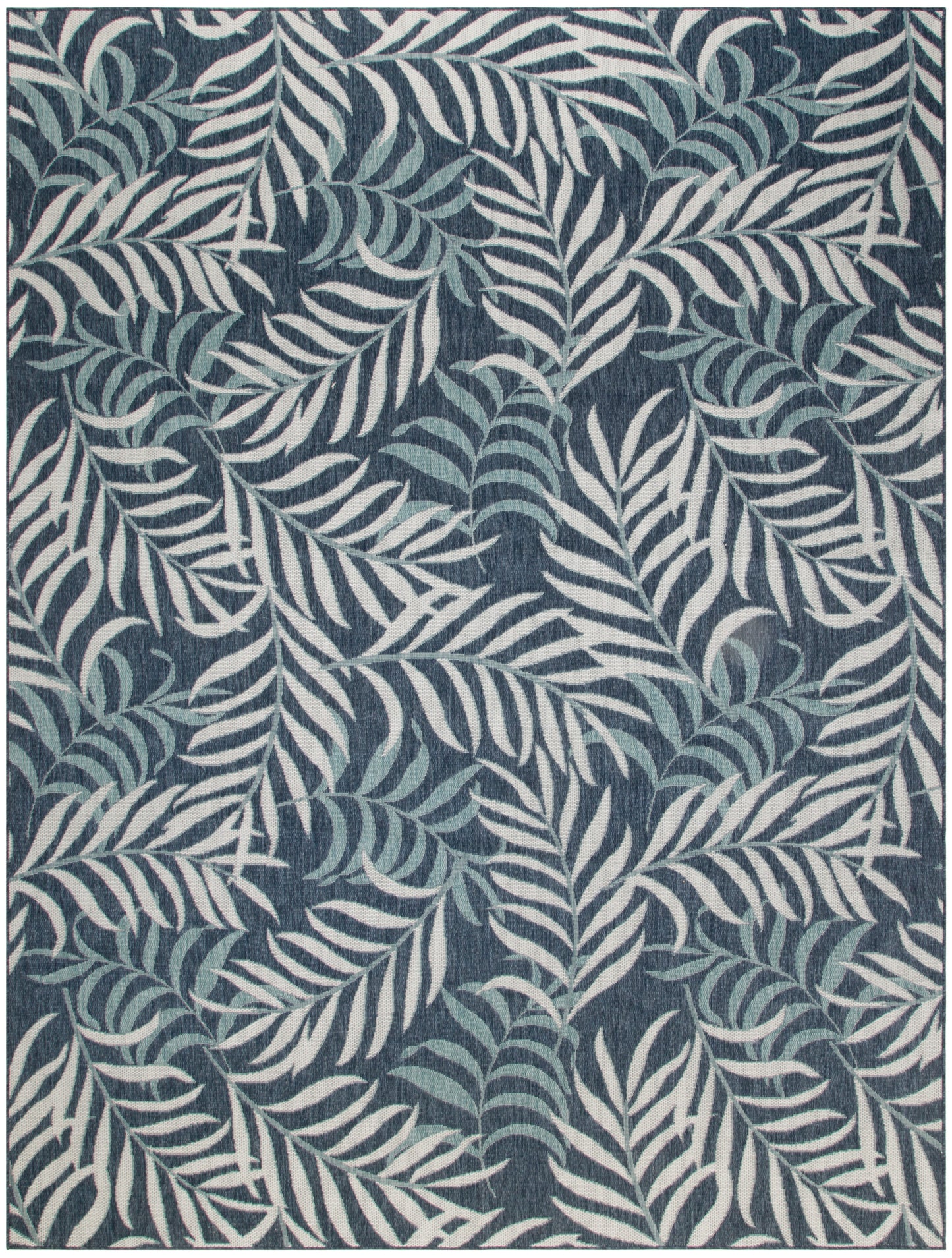 Nourison Garden Oasis 10' x 14' Navy Tropical Rug