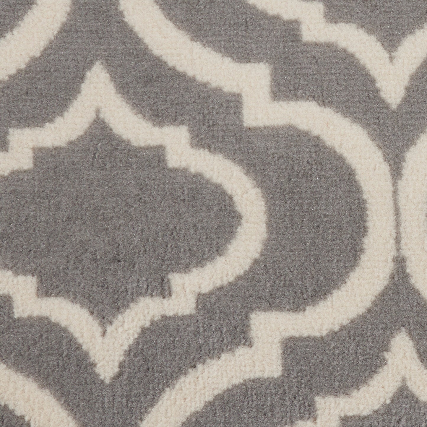 Nourison Jubilant 8' x Round Grey Contemporary Indoor Rug