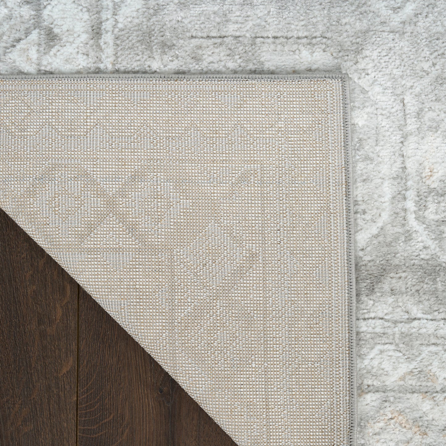 Nourison Dekor 7'10" x 9'10" Grey Vintage Indoor Rug