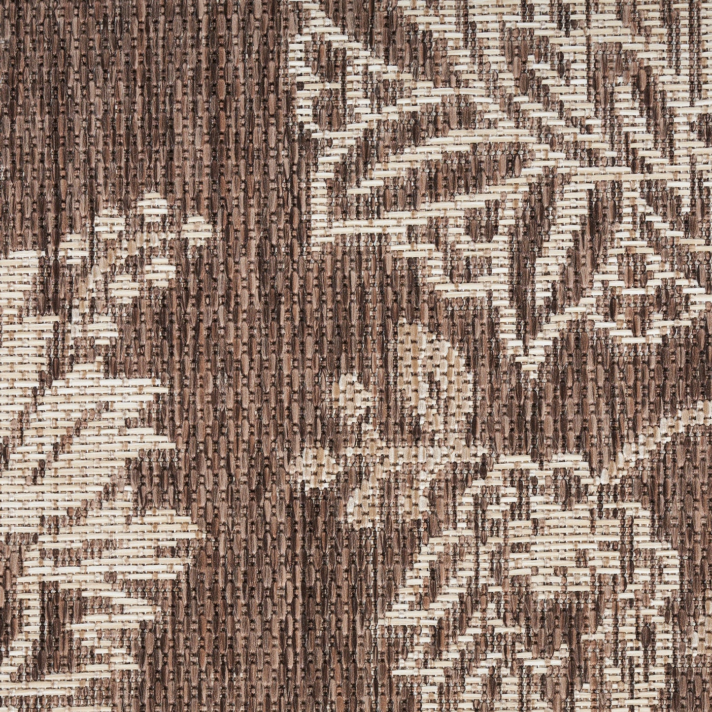 Nourison Garden Oasis 8' x 10' Mocha Tropical Rug