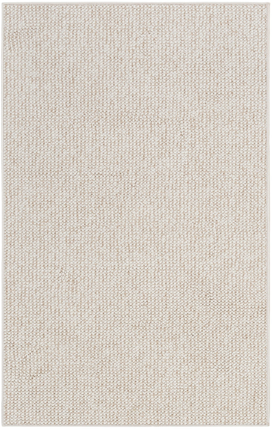 Nourison Natural Texture 2'2" x 3'9" Ivory Beige Farmhouse Indoor Rug