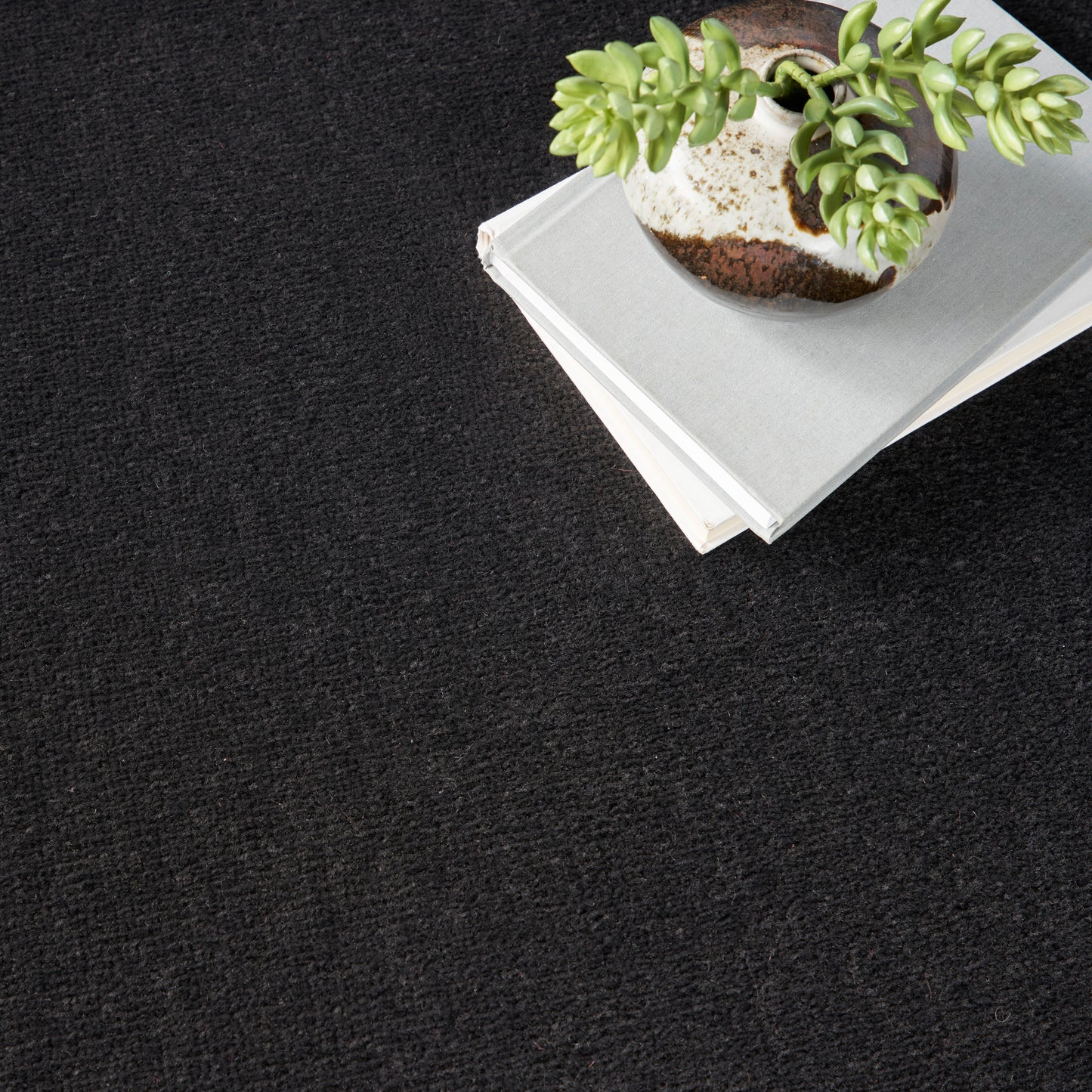 Nourison Nourison Essentials 6' x 9' Oval Black Outdoor Rug