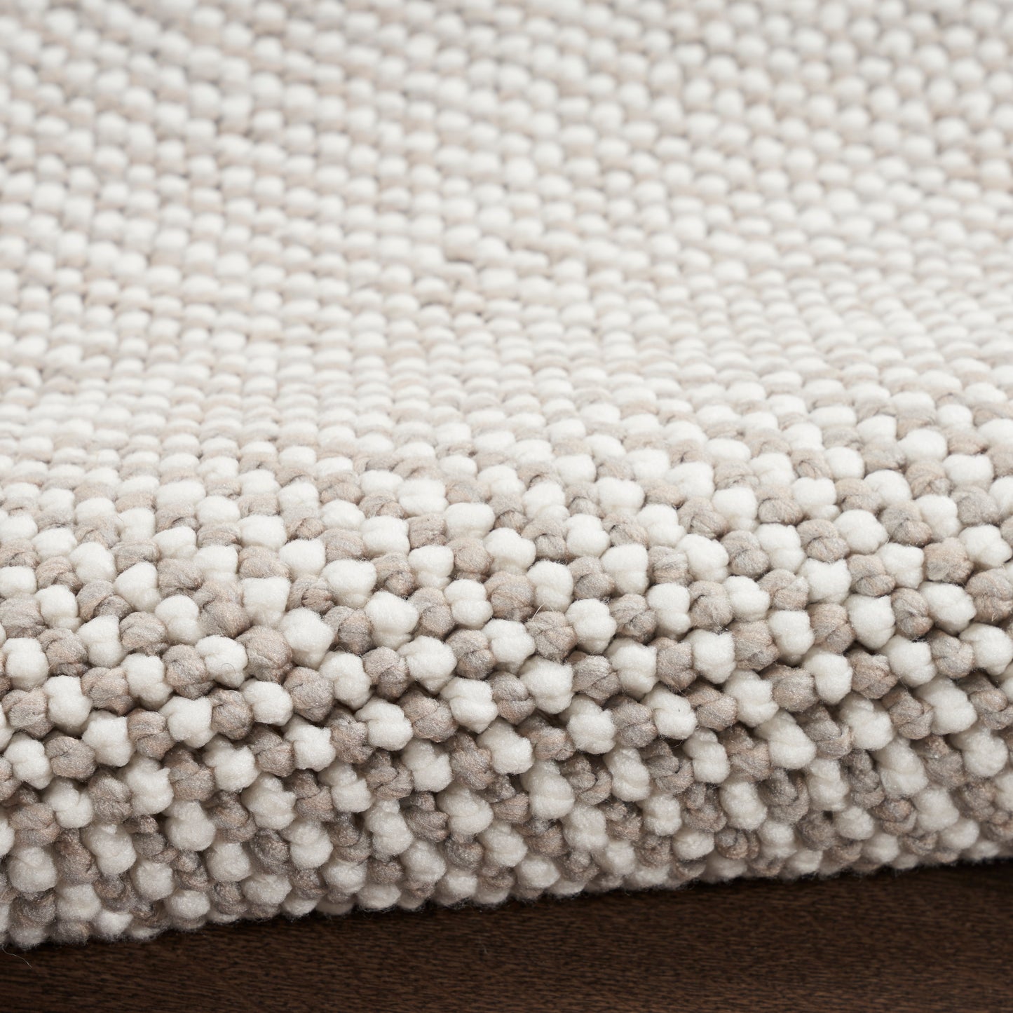 Nourison Natural Texture 9' x 12' Ivory Mocha Farmhouse Indoor Rug