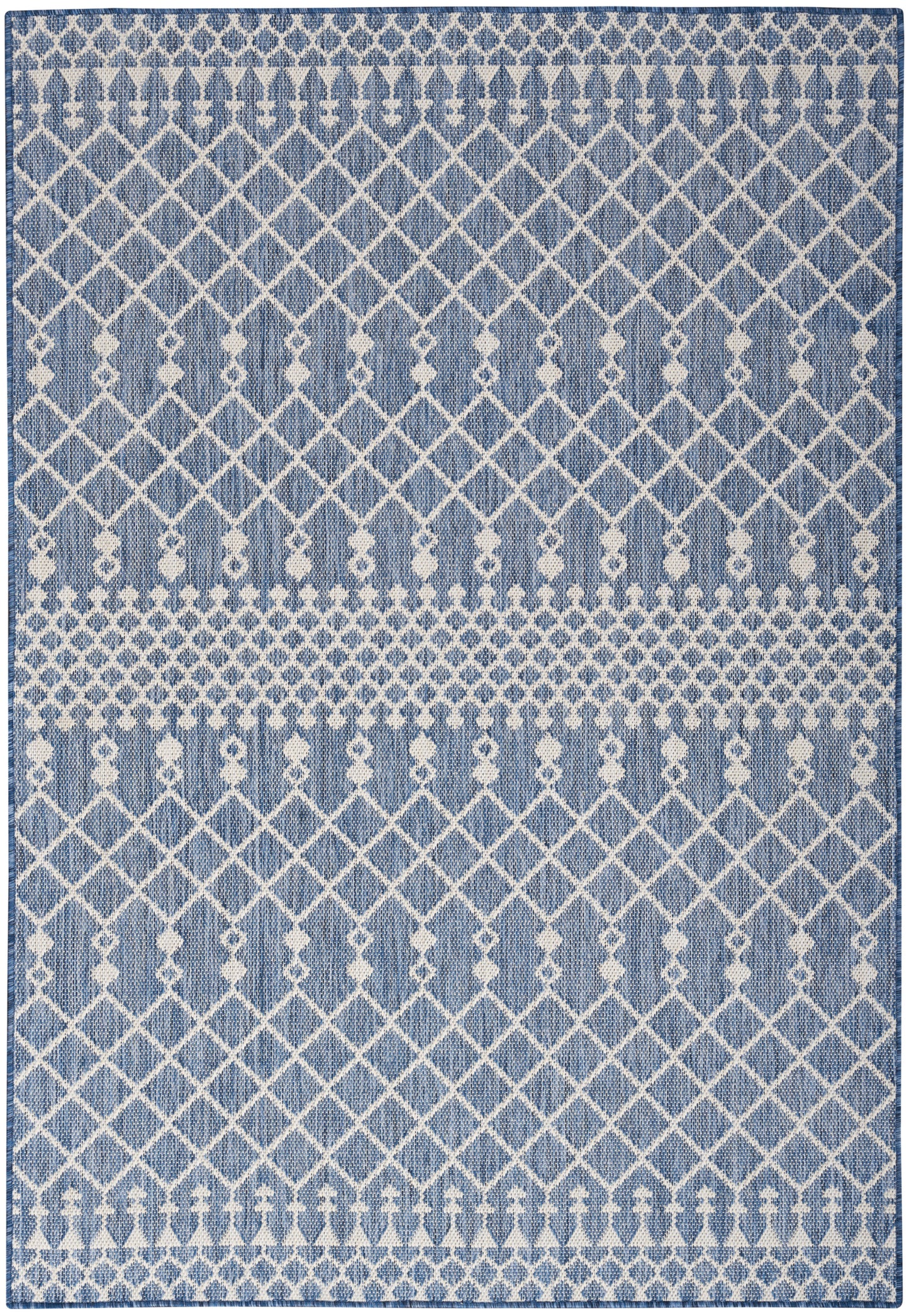 Nourison Positano 4' x 6' Navy Blue Modern Rug