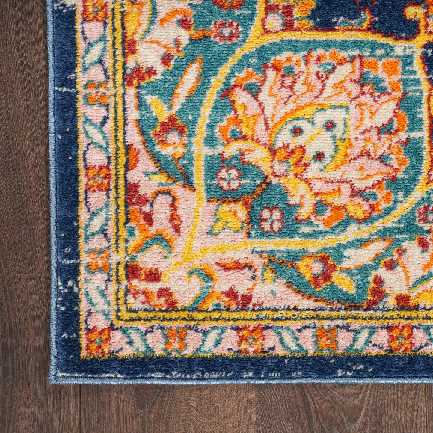 Nourison Passion 1'10" x 2'10" Navy Multicolor Transitional Indoor Rug