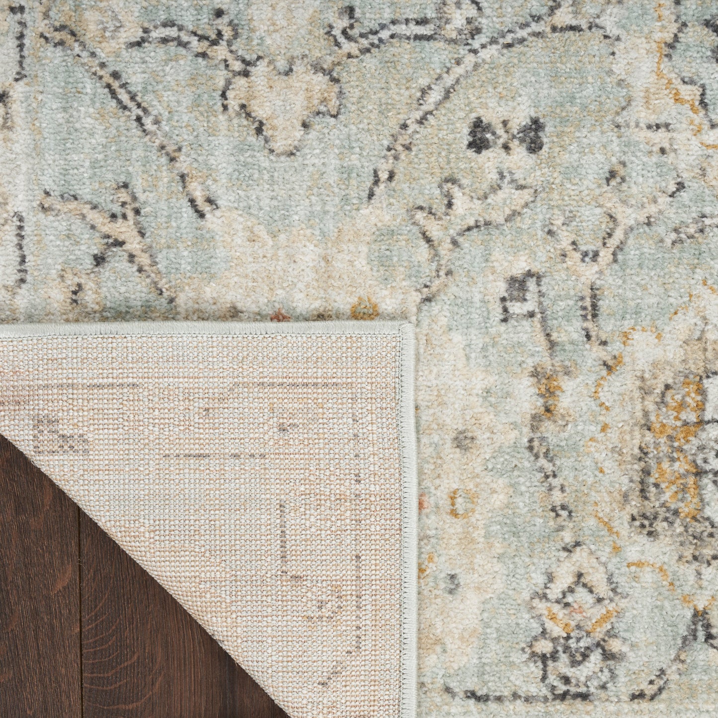 Nourison Oushak Home 2' x 4' Mint Vintage Indoor Rug