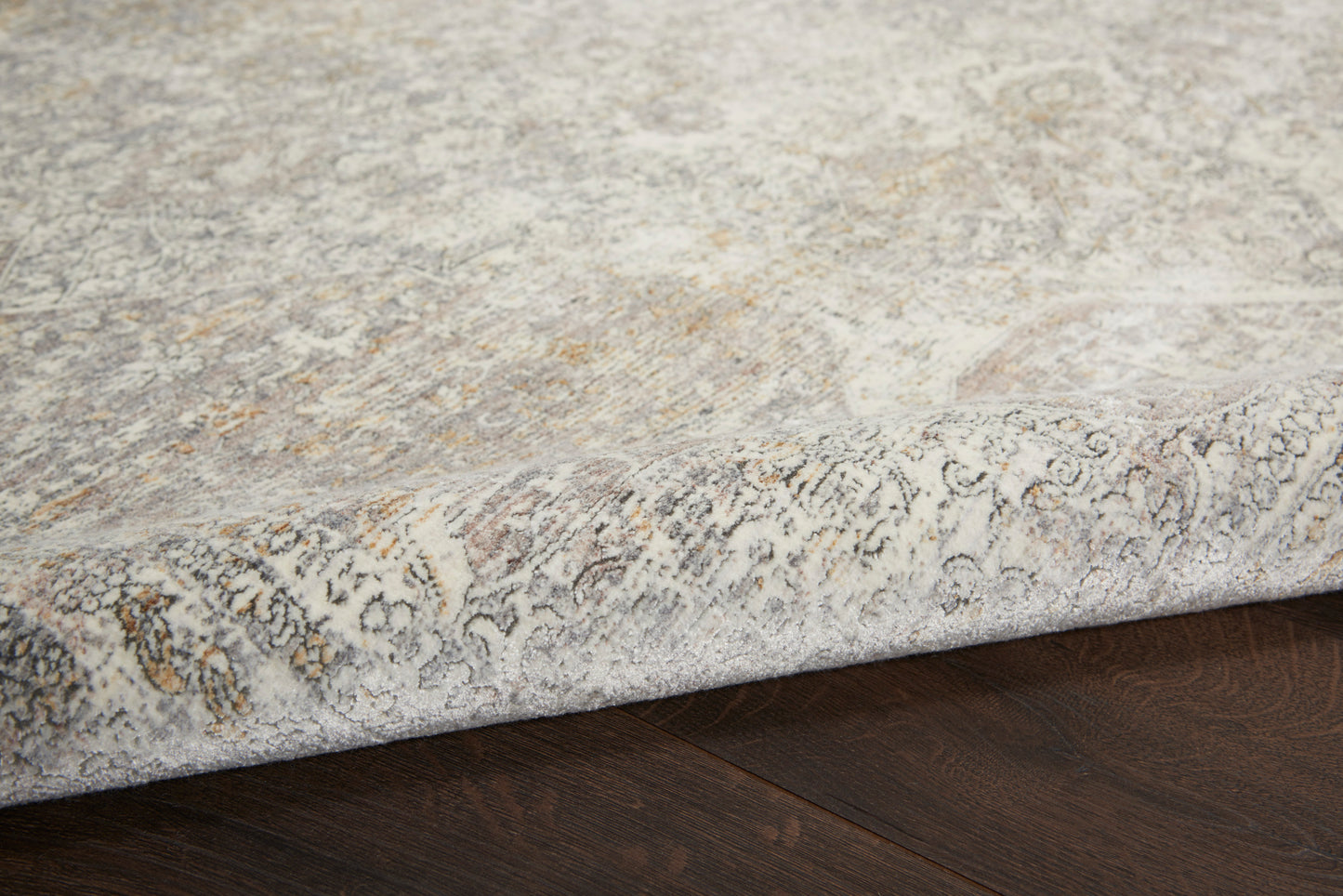 Nourison Starry Nights 9'10" x 12'6" Silver/Cream Vintage Indoor Rug