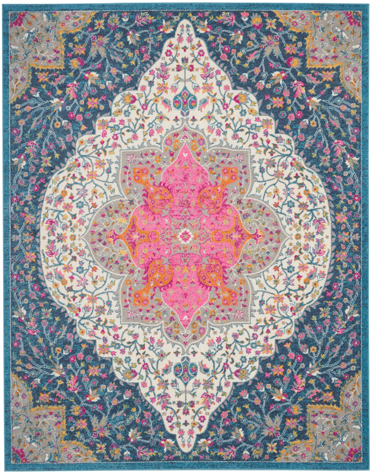 Nourison Passion 8' x 10' Multicolor Farmhouse Indoor Rug
