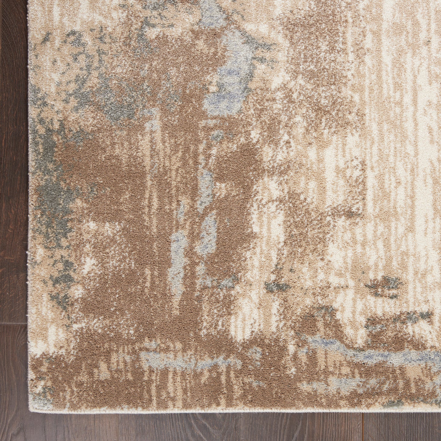 Nourison Moroccan Celebration 5'3" x 7'3" Grey/Beige Modern Indoor Rug