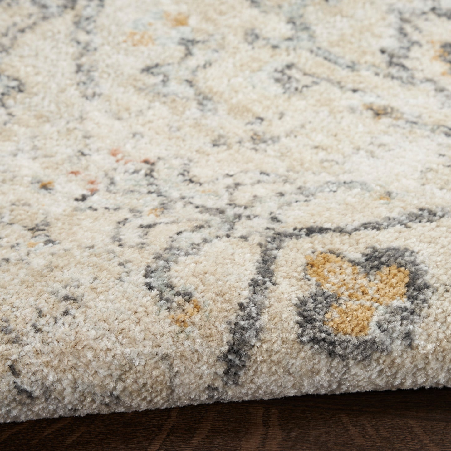 Nourison Oushak Home 6' x 9' Cream Vintage Indoor Rug