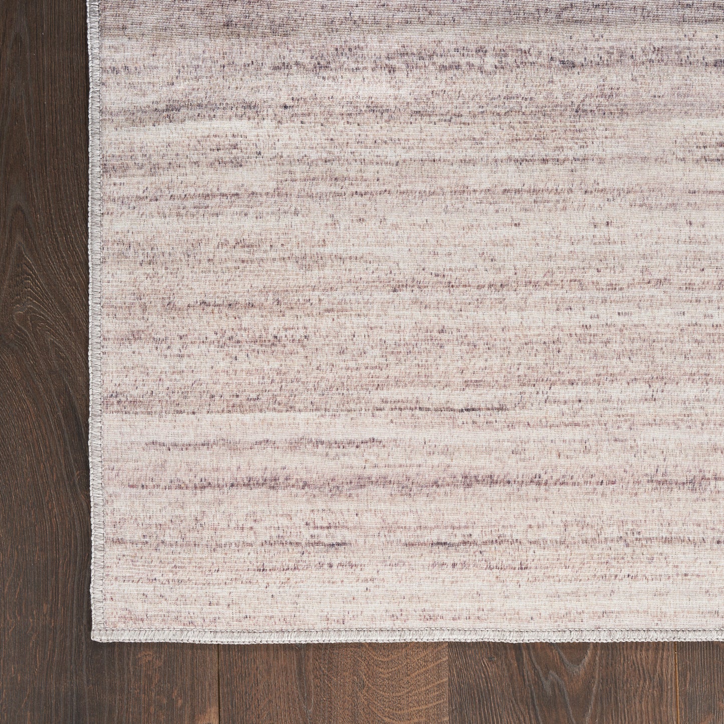 Nourison Washable Essentials 7'10" x 9'10" Ivory Mocha Modern Indoor Rug