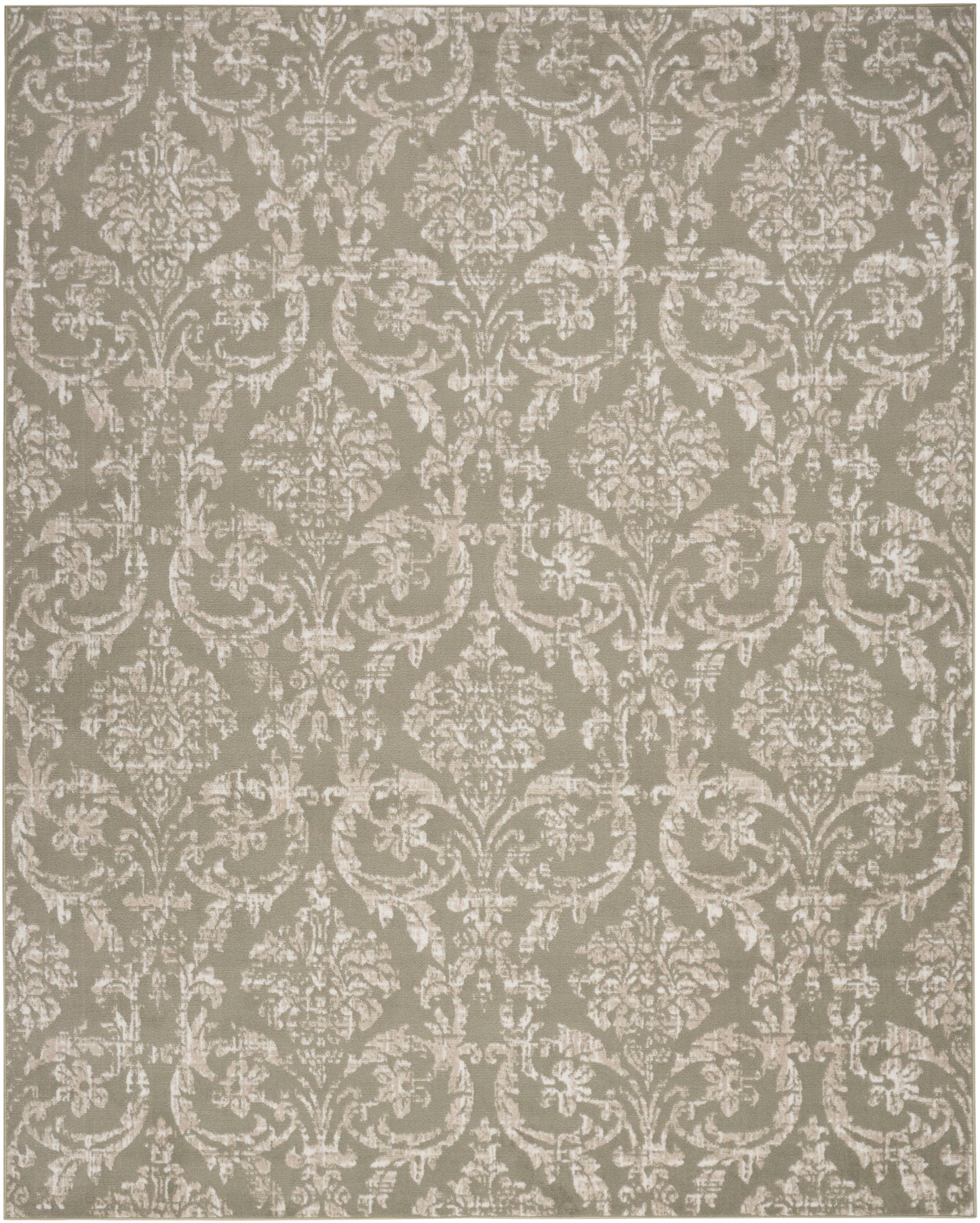 Nourison Jubilant 7'10" x 9'10" Olive Vintage Indoor Rug