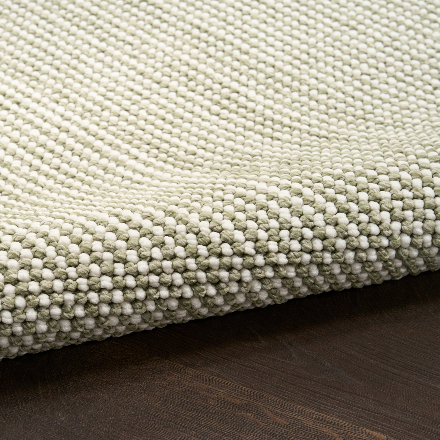 Nourison Natural Texture 7'10" x 9'10" Ivory Green Farmhouse Indoor Rug