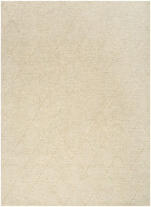 Nourison Wool Haven 3'9" x 5'9" Ivory Modern Indoor Rug