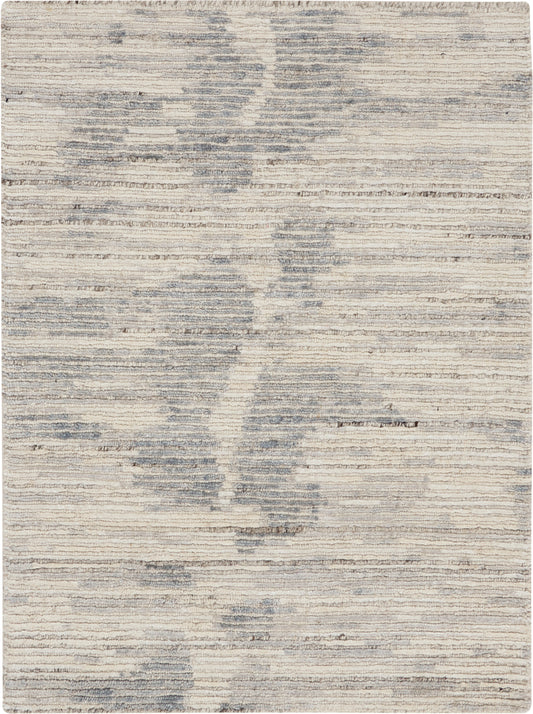 Nourison Ocean 2' x 3' Ivory Slate Modern Indoor Rug