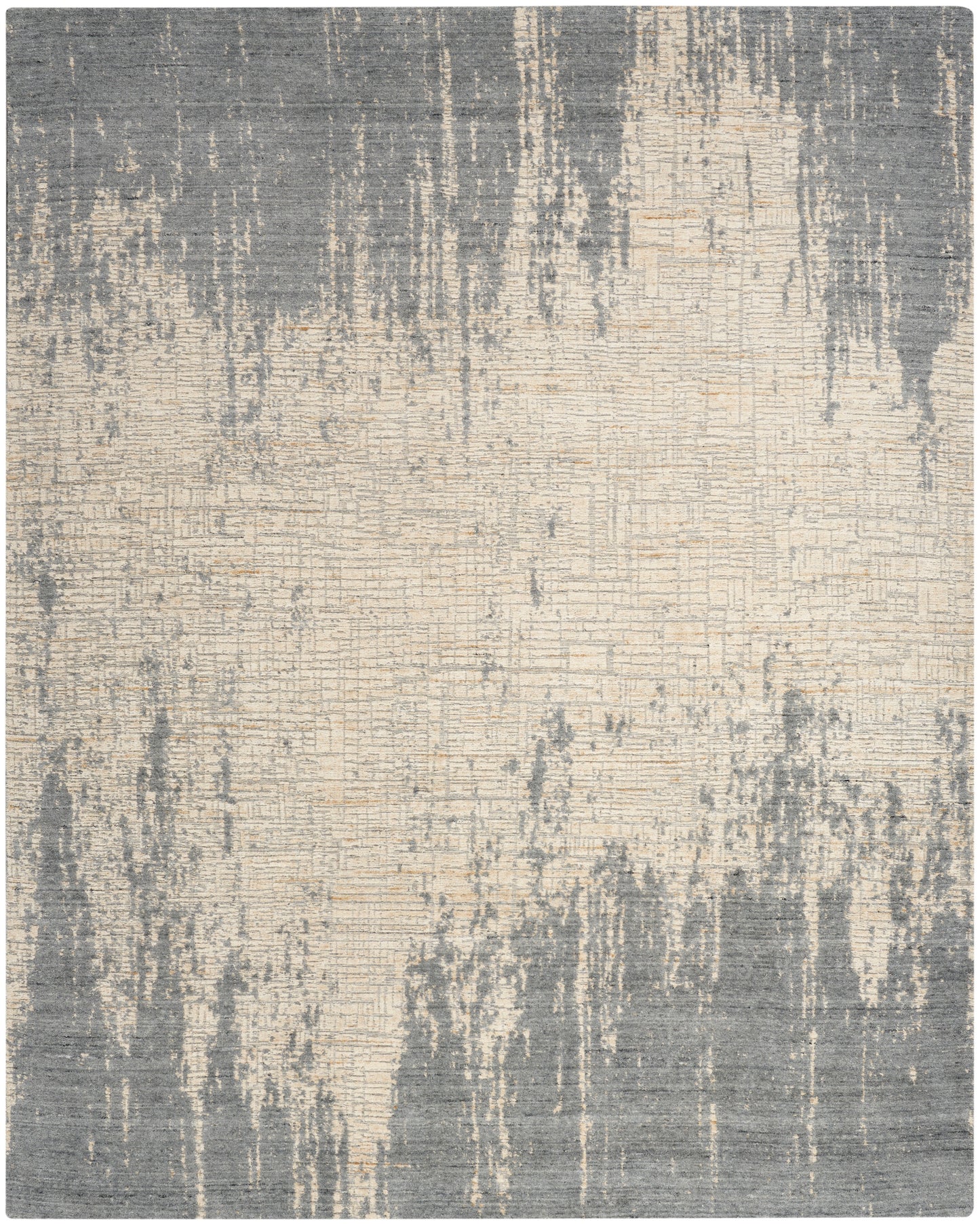 Nourison Harmony 8'6" x 11'6" Slate Beige Modern Indoor Rug