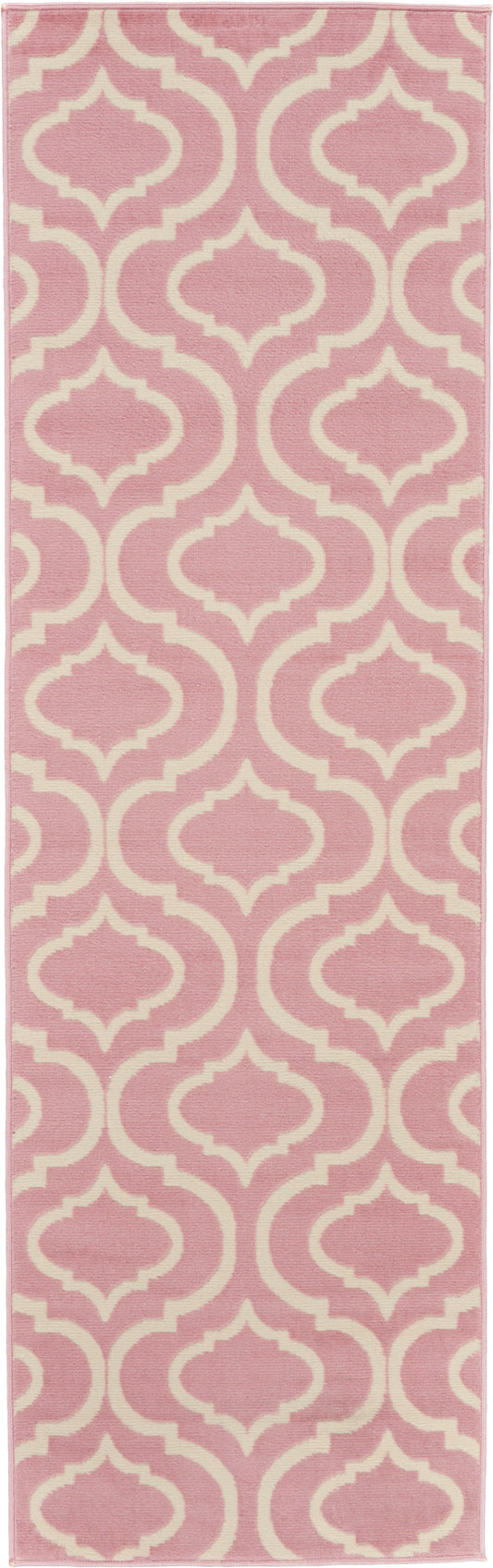 Nourison Jubilant 2'3" x 7'3" Pink Contemporary Indoor Rug