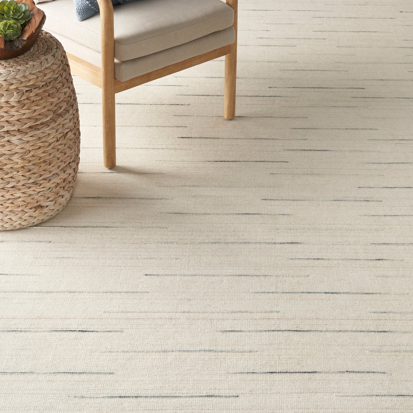 Nourison Interweave 9' x 12' Ivory Modern Indoor Rug