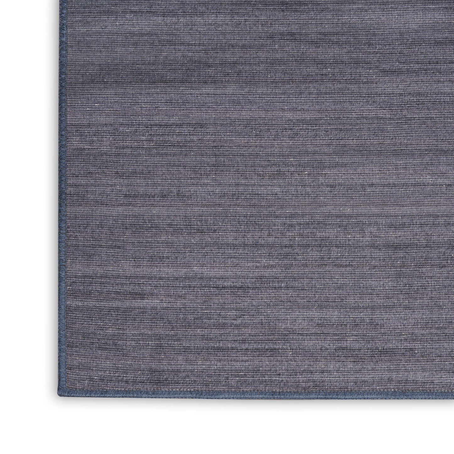 Nourison Washable Essentials 7'10" x 9'10" Navy Modern Indoor Rug