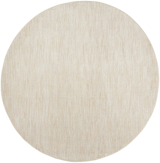 Nourison Nourison Essentials 10' x Round Ivory Beige Outdoor Rug