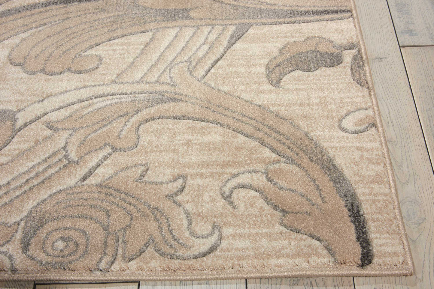 Nourison Maxell 9'3" x 12'9" Mocha Farmhouse Indoor Rug