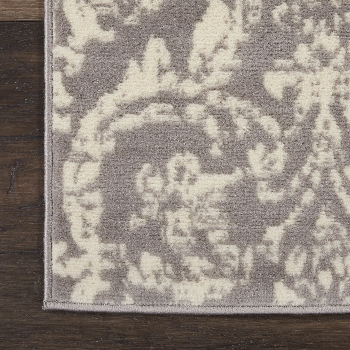 Nourison Jubilant 3' x 5' Grey Vintage Indoor Rug