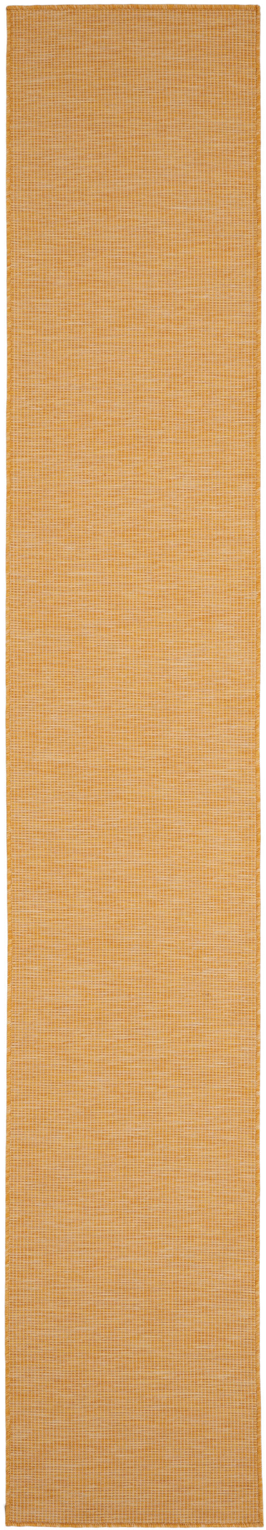 Nourison Positano 2'2" x 12' Yellow Modern Rug